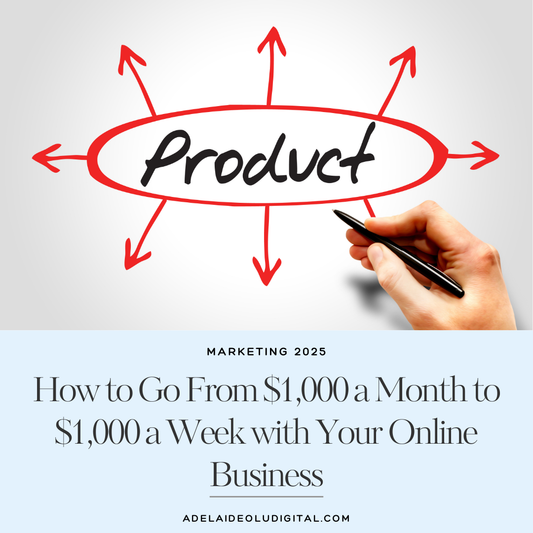 How to Go From $1,000 a Month to $1,000 a Week with Your Online Business
