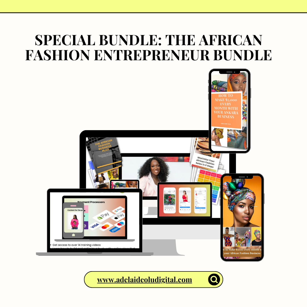 SPECIAL BUNDLE: THE AFRICAN FASHION ENTREPRENEUR BUNDLE