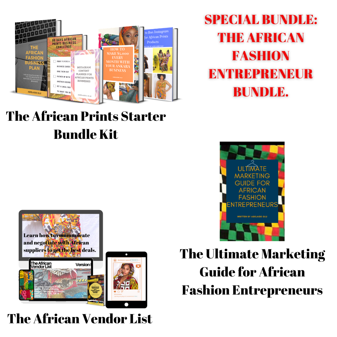 SPECIAL BUNDLE: THE AFRICAN FASHION ENTREPRENEUR BUNDLE