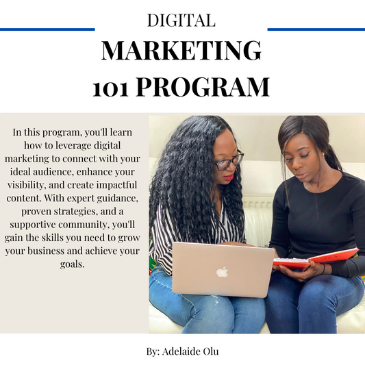 Digital Marketing 101 Program